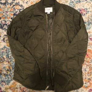 Olive green light jacket